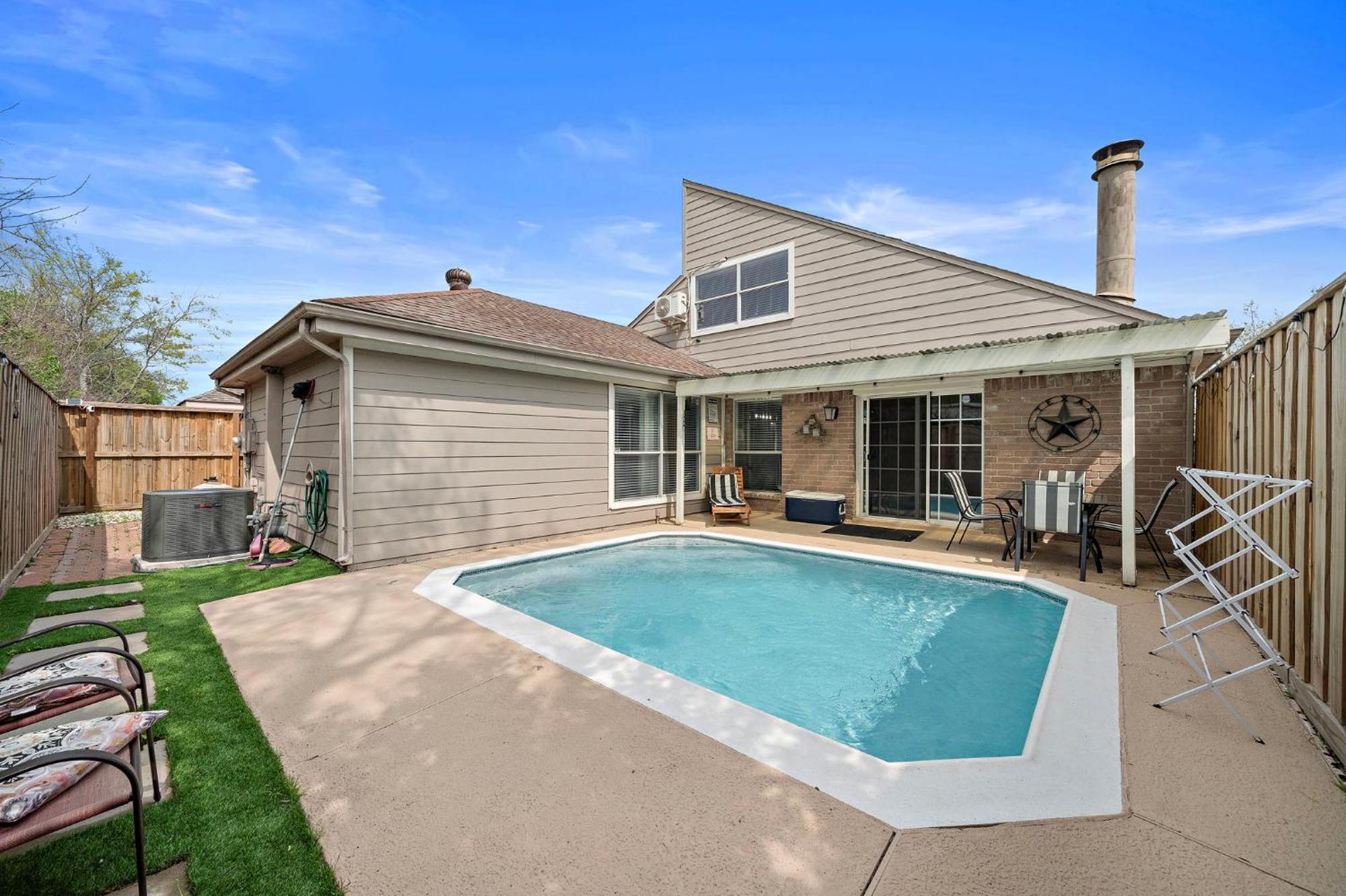 Villa Houston Pool Getaway Games Parking Wifi Pet Exterior foto